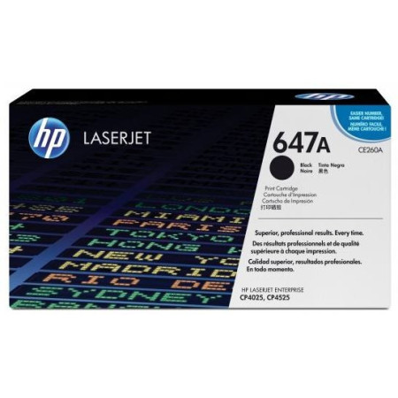 HP 647A Black (CE260A) — Cartus de toner