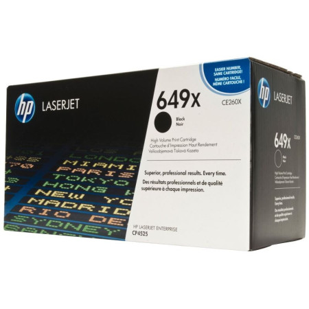 HP 649X Black (CE260X) — Cartus de toner