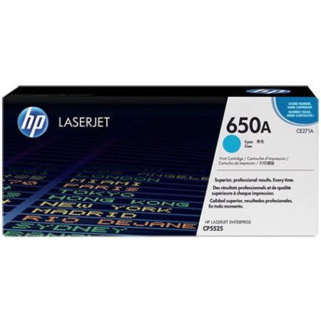 HP 650A Cyan (CE271A) — Cartus de toner