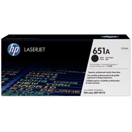 HP 651A Black (CE340A) — Cartus de toner