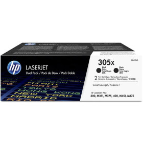 HP 305X Black Dual Pack (CE410XD) — Cartus de toner