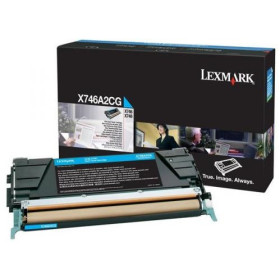 Lexmark X746A3CG Cyan — Cartus de toner