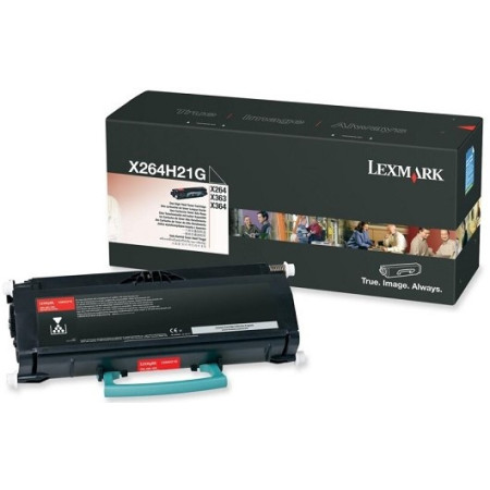 Lexmark X264H80G Black Reconditioned — Cartus de toner