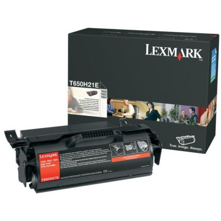 Lexmark T650H21E Black — Cartus de toner