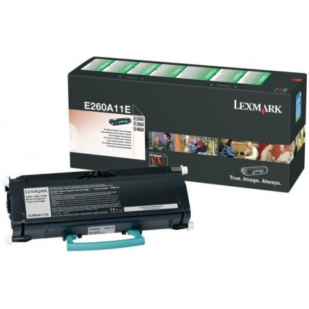 Lexmark E260A11E Black Return Program — Cartus de toner
