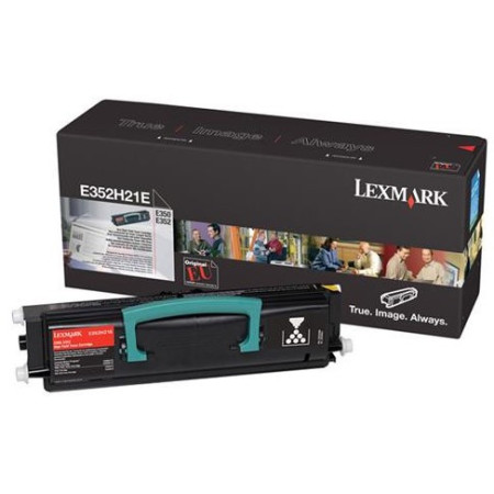 Lexmark E352H21E Black — Cartus de toner