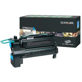 Lexmark C792X1CG Cyan Return Program — Cartus de toner