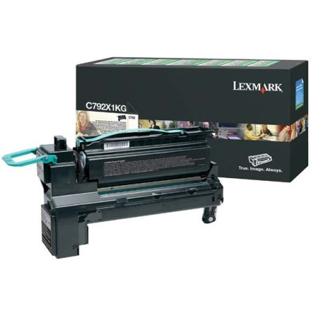 Lexmark C792X1KG Black Return Program — Cartus de toner