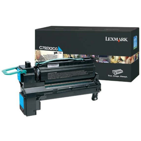 Lexmark C792X2CG Cyan — Cartus de toner
