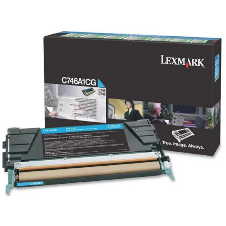 Lexmark C746A1CG Cyan Return Program — Cartus de toner