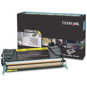 Lexmark C746A1YG Yellow Return Program — Cartus de toner