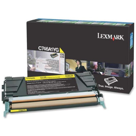 Lexmark C746A1YG Yellow Return Program — Cartus de toner