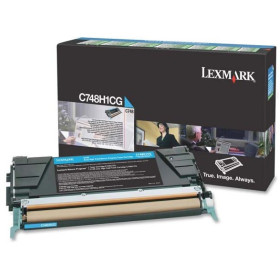 Lexmark C748H1CG Cyan Return Program — Cartus de toner