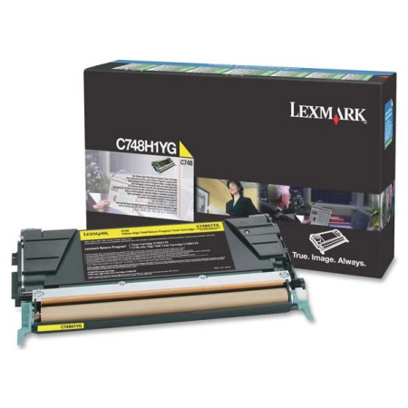 Lexmark C748H1YG Yellow Return Program — Cartus de toner