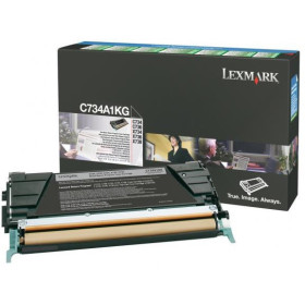 Lexmark C734A1KG Black Return Program — Cartus de toner