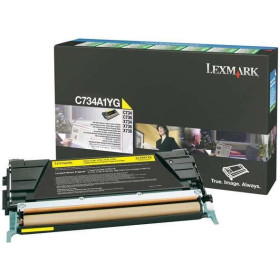 Lexmark C734A1YG Yellow Return Program — Cartus de toner
