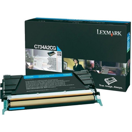 Lexmark C734A2CG Cyan — Cartus de toner