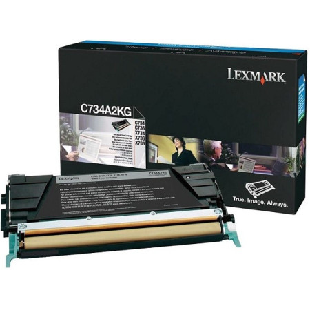 Lexmark C734A2KG Black — Cartus de toner