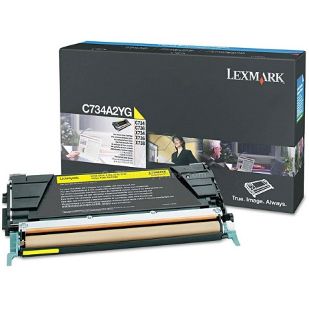 Lexmark C734A2YG Yellow — Cartus de toner