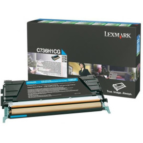 Lexmark C736H1CG Cyan Return Program — Cartus de toner