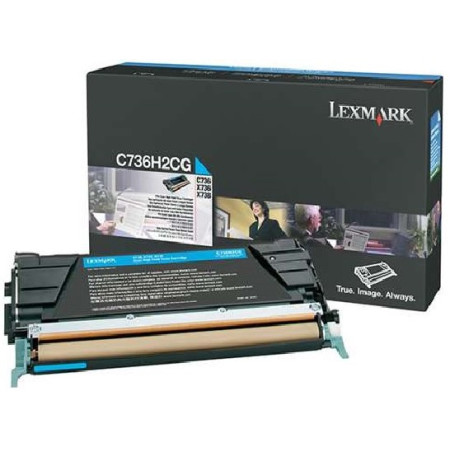 Lexmark C736H2CG Cyan — Cartus de toner