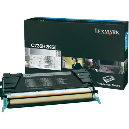 Lexmark C736H2KG Black — Cartus de toner
