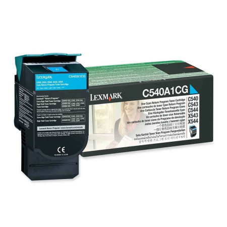 Lexmark C540A1CG Cyan Return Program — Cartus de toner
