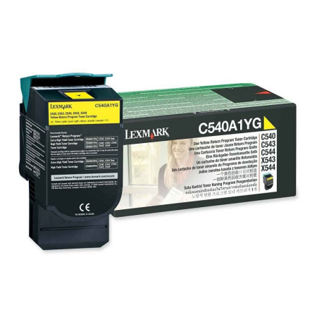 Lexmark C540A1YG Yellow Return Program — Cartus de toner