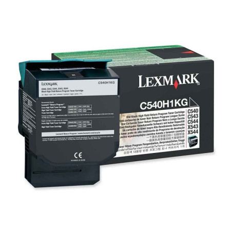 Lexmark C540H1KG Black Return Program — Cartus de toner
