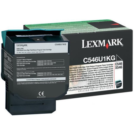 Lexmark C546U1KG Black Return Program — Cartus de toner