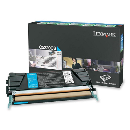 Lexmark C5220CS Cyan Return Program — Cartus de toner