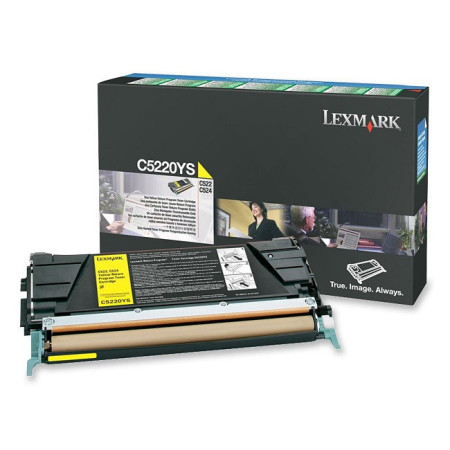 Lexmark C5220YS Yellow Return Program — Cartus de toner
