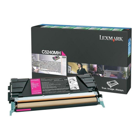 Lexmark C5240MH Magenta Return Program — Cartus de toner