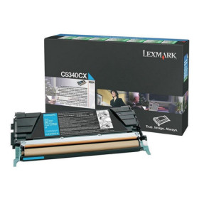 Lexmark C5340CX Cyan Return Program — Cartus de toner