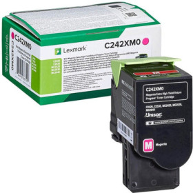 Lexmark C242XM0 Magenta Return Program — Cartus de toner