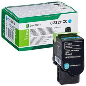 Lexmark C232HC0 Cyan Return Program — Cartus de toner