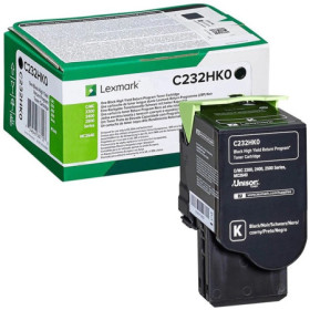 Lexmark C232HK0 Black Return Program — Cartus de toner