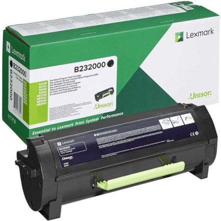 Lexmark B232000 Black Return Program — Cartus de toner