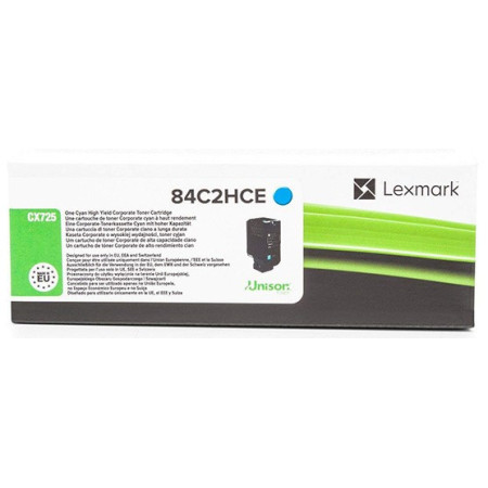 Lexmark 84C2HCE Cyan Corporate — Cartus de toner