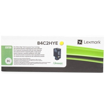 Lexmark 84C2HYE Yellow Corporate — Cartus de toner