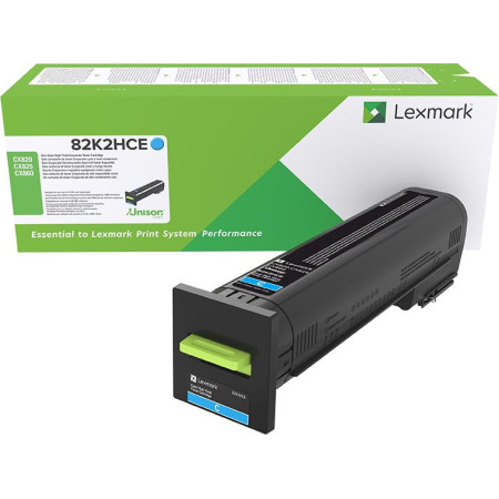 Lexmark 82K2HCE Cyan Corporate — Cartus de toner