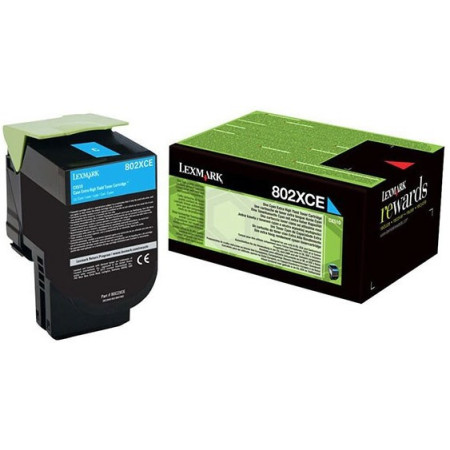 Lexmark 802XCE (80C2XCE) Cyan Corporate — Cartus de toner