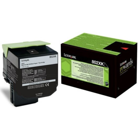 Lexmark 802XK (80C2XK0) Black Return Program — Cartus de