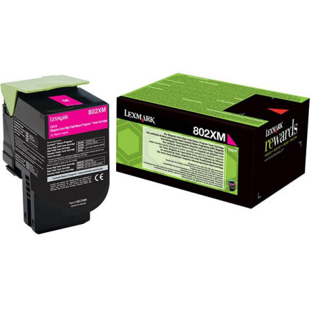Lexmark 802XM (80C2XM0) Magenta Return Program — Cartus de