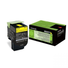 Lexmark 802XY (80C2XY0) Yellow Return Program — Cartus de