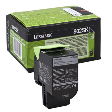 Lexmark 802SK (80C2SK0) Black Return Program — Cartus de