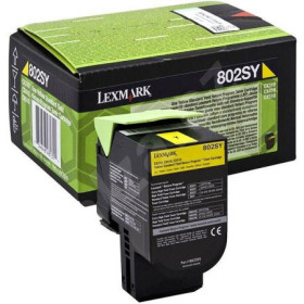 Lexmark 802SY (80C2SY0) Yellow Return Program — Cartus de