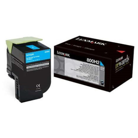 Lexmark 800H2 (80C0H20) Cyan — Cartus de toner