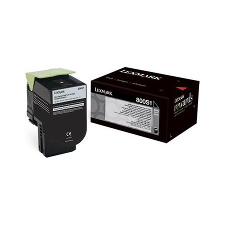 Lexmark 800S1 (80C0S10) Black — Cartus de toner
