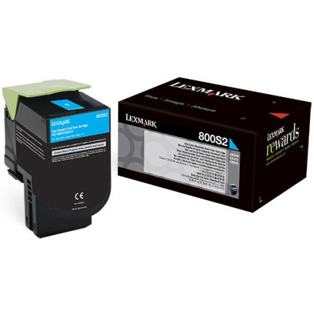 Lexmark 800S2 (80C0S20) Cyan — Cartus de toner